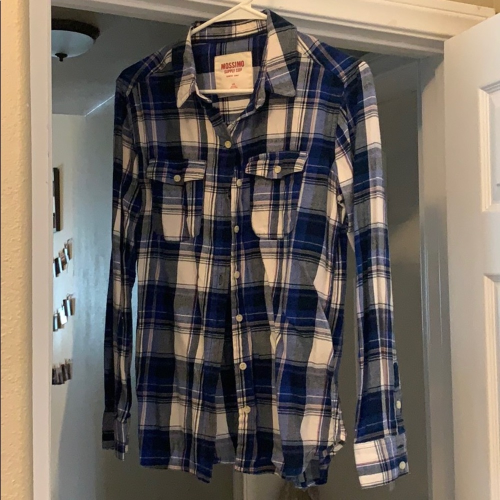 Blue flannel